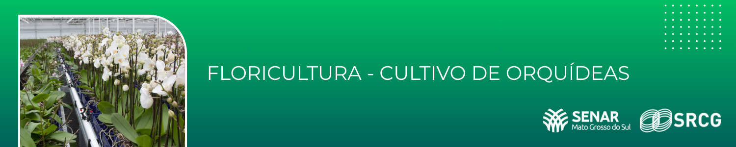 CURSO FLORICULTURA CULTIVO DE ORQUÍDEAS - SENAR/MS